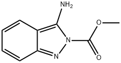 2H-Indazole-2-carboxylicacid,3-amino-,methylester(9CI) Structure