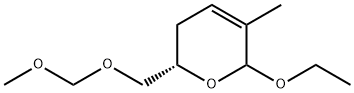 2H-Pyran,2-ethoxy-5,6-dihydro-6-[(methoxymethoxy)methyl]-3-methyl-,(6S)-(9CI) Structure