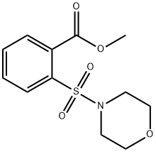 METHYL 2-(MORPHOLINOSULFONYL)BENZOATE Structure