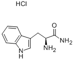 L-色氨酰胺盐酸盐 结构式