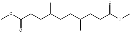 4,7-Dimethyldecanedioic acid dimethyl ester 结构式