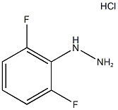 2,6-二氟苯肼盐酸盐, 502496-26-6, 结构式