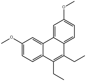 9,10-Diethyl-3,6-dimethoxyphenanthrene,5025-38-7,结构式