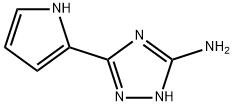 1H-1,2,4-Triazol-3-amine, 5-(1H-pyrrol-2-yl)- (9CI) Struktur