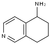 5,6,7,8-TETRAHYDROISOQUINOLIN-5-AMINE, 502612-43-3, 结构式