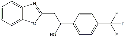 2-(苯并[D]噁唑-2-基)-1-(4-(三氟甲基)苯基)乙-1-醇,502625-50-5,结构式