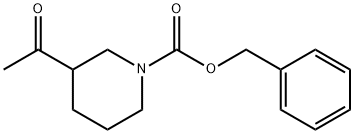 3-乙酰基哌啶-1-甲酸苄酯,502639-39-6,结构式