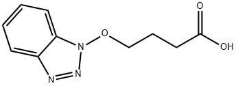 4-(1H-BENZO[D][1,2,3]TRIAZOL-1-YLOXY)BUTANOIC ACID Struktur