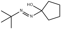 Cyclopentanol, 1-[(1,1-dimethylethyl)azo]-, (E)- (9CI) Structure