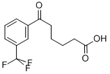 6-オキソ-6-(3-トリフルオロメチルフェニル)ヘキサン酸 化学構造式