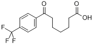 7-OXO-7-(4-TRIFLUOROMETHYLPHENYL)HEPTANOIC ACID Structure