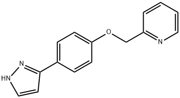 2-((4-(1H-Pyrazol-5-yl)phenoxy)methyl)pyridine