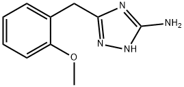 5-(2-甲氧基苄基)-4H-1,2,4-三唑-3-胺,502685-70-3,结构式