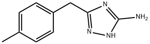 5-(4-甲基苄基)-4H-1,2,4-三唑-3-胺, 502685-85-0, 结构式