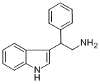 2-(1H-吲哚-3-基)-2-苯基-乙胺, 5027-78-1, 结构式