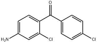 4-amino-2,4'-dichlorobenzophenone Struktur