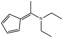 Ethanamine, 1-(2,4-cyclopentadien-1-ylidene)-N,N-diethyl- (9CI) Struktur