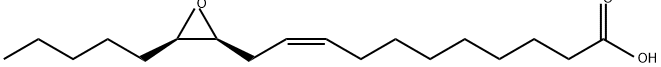 12(S),13(R)-环氧-9(Z)-十八碳烯酸 结构式