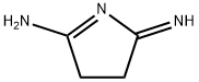 3,4-Dihydro-2-imino-2H-pyrrol-5-amine Struktur