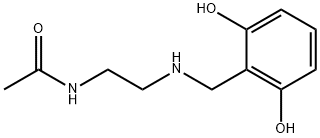 Acetamide, N-[2-[[(2,6-dihydroxyphenyl)methyl]amino]ethyl]- (9CI) Struktur