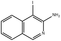 4-碘异喹啉-3-胺,503089-88-1,结构式