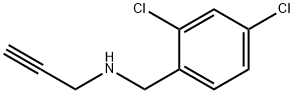 N-(2,4-二氯苄基)丙-2-炔基-1-胺, 5031-76-5, 结构式