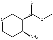 2H-Pyran-3-carboxylicacid,4-aminotetrahydro-,methylester,(3R,4R)-(9CI) Struktur