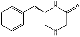 Piperazinone, 6-(phenylmethyl)-, (6S)- (9CI) Structure