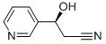 3-Pyridinepropanenitrile,beta-hydroxy-,(betaS)-(9CI) Struktur