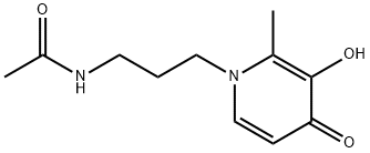 Acetamide, N-[3-(3-hydroxy-2-methyl-4-oxo-1(4H)-pyridinyl)propyl]- (9CI),503189-73-9,结构式