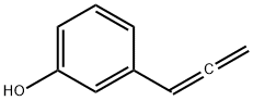 Phenol, 3-(1,2-propadienyl)- (9CI) 结构式