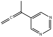 Pyrimidine, 5-(1-methyl-1,2-propadienyl)- (9CI)|