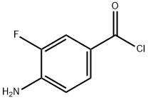 Benzoyl chloride, 4-amino-3-fluoro- (9CI),503315-76-2,结构式