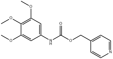 3,4,5-Trimethoxycarbanilic acid 4-pyridylmethyl ester|