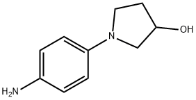 1-(4-氨基苯基)-3-吡咯烷醇,503457-32-7,结构式