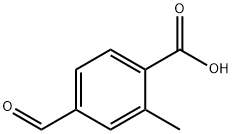 4-ホルミル-2-メチル安息香酸 化学構造式