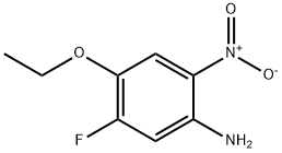 Benzenamine, 4-ethoxy-5-fluoro-2-nitro- (9CI) 化学構造式