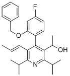 4-[4-Fluoro-2-(phenylmethoxy)phenyl]-α-methyl-2,6-bis(1-methylethyl)-5-(1-propen-1-yl)-3-Pyridinemethanol|4-[4-氟-2-(苯甲氧基)苯基]-Α-甲基-2,6-双(1-甲基乙基)-5-(1-丙烯-1-基)-3-吡啶甲醇