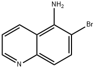 6-ブロモキノリン-5-アミン 化学構造式