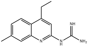 구아니딘,(4-에틸-7-메틸-2-퀴놀리닐)-(9CI)