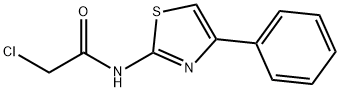 2-Chloro-N-(4-phenyl-thiazol-2-yl)-acetamide Struktur