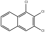 1,2,3-トリクロロナフタレン 化学構造式