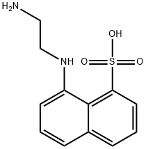 N-(AMINOETHYL)-8-NAPHTHYLAMINE-1-SULFONIC ACID, 50402-57-8, 结构式