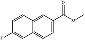 6-FLUORO-2-NAPHTHOIC ACID METHYL ESTER Struktur