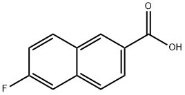 6-FLUORO-2-NAPHTHOIC ACID Struktur