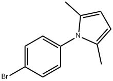 1 - (4-бромфенил) -2,5-диметилпиррол структура