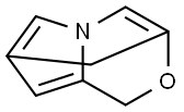 3,7-Methano-1H-pyrrolo[2,1-c][1,4]oxazine(9CI) 化学構造式