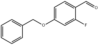 4-(Benzyloxy)-2-fluorobenzaldehyde Struktur