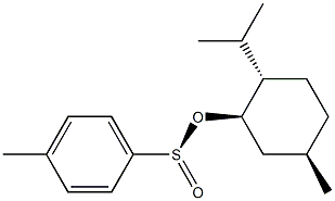 (1S 2R 5S)-(+)-MENTHYL (R)-P-TOLUENE- 化学構造式