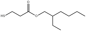 3-メルカプトプロピオン酸2-エチルヘキシル 化学構造式